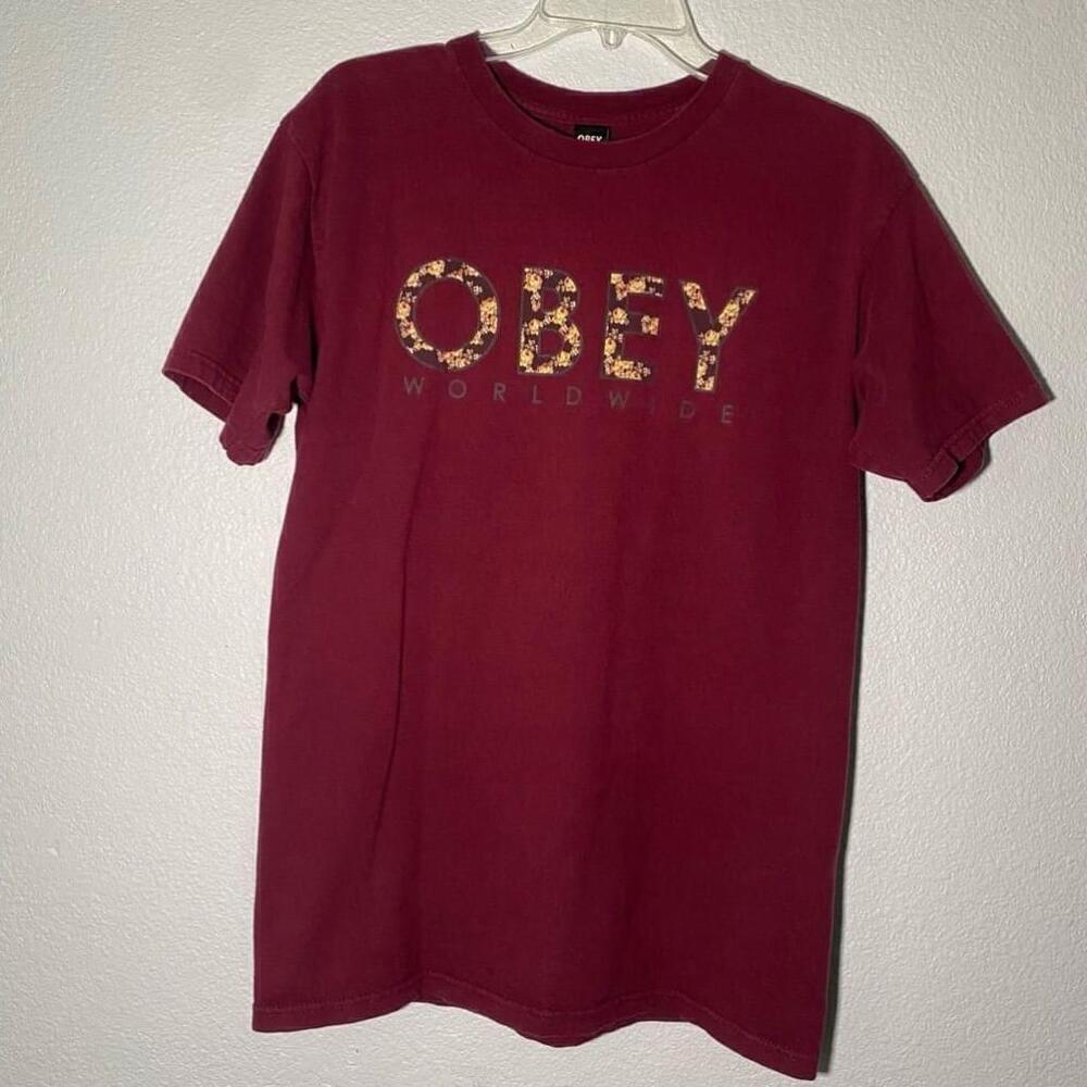 Obey Floral Graphic Tee